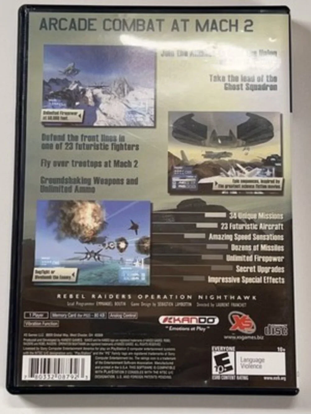Rebel Raiders: Operation Nighthawk PlayStation 2 PS2 Complete in Box CIB TESTED